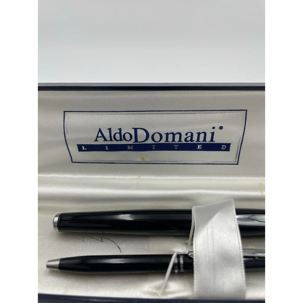Aldo Domani Limited 2 Pc‎ Black Pen Set